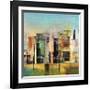 Golden City 1-Asha Menghrajani-Framed Giclee Print