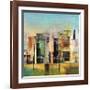 Golden City 1-Asha Menghrajani-Framed Giclee Print