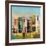 Golden City 1-Asha Menghrajani-Framed Giclee Print