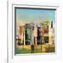 Golden City 1-Asha Menghrajani-Framed Giclee Print