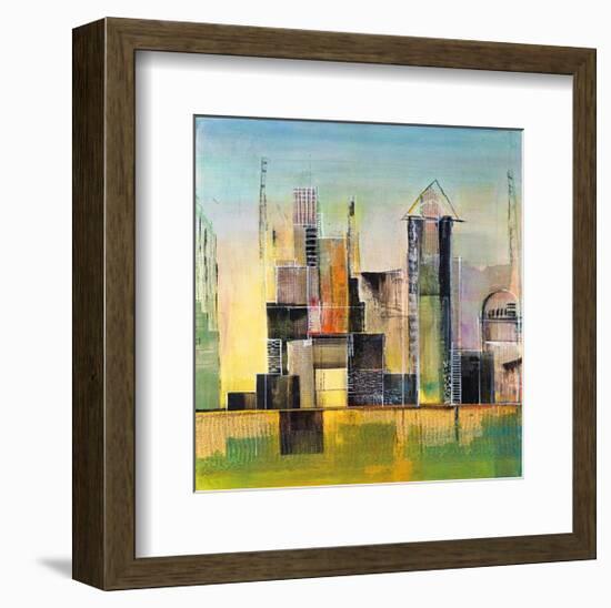 Golden City 2-Asha Menghrajani-Framed Giclee Print