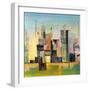 Golden City 2-Asha Menghrajani-Framed Giclee Print