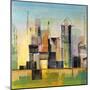 Golden City 2-Asha Menghrajani-Mounted Giclee Print