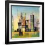 Golden City 2-Asha Menghrajani-Framed Giclee Print