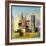 Golden City 2-Asha Menghrajani-Framed Giclee Print