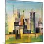 Golden City 2-Asha Menghrajani-Mounted Giclee Print