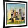 Golden City 2-Asha Menghrajani-Framed Giclee Print