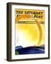 "Golden City," Saturday Evening Post Cover, October 14, 1939-H. Wilson Smith-Framed Giclee Print