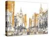 Golden City-Patricia Pinto-Stretched Canvas