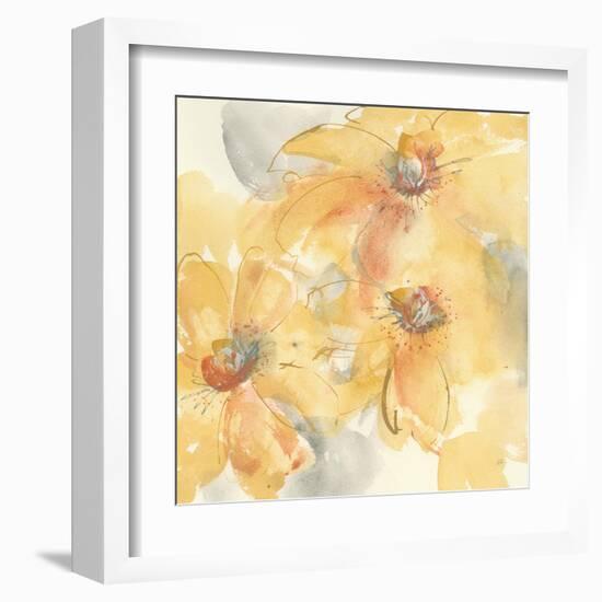 Golden Clematis II-Chris Paschke-Framed Art Print