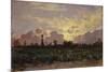 Golden Clouds, (Landscape at Dawn)-Demetrio Cosola-Mounted Art Print