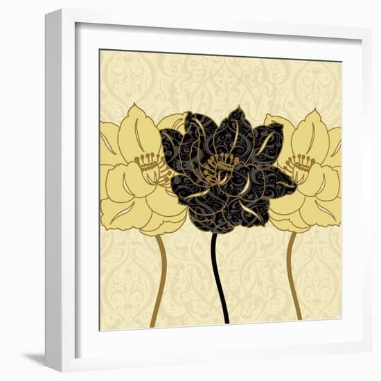 Golden Cluster II-Linda Wood-Framed Art Print