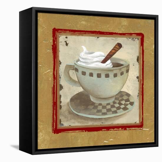 Golden Coffee I-Elizabeth Medley-Framed Stretched Canvas