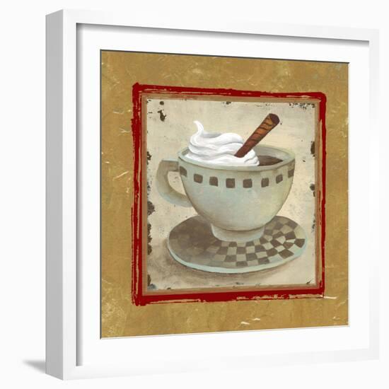 Golden Coffee I-Elizabeth Medley-Framed Art Print