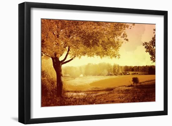 Golden Country-Anna Polanski-Framed Art Print