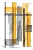 Golden Criss Cross-Eva Watts-Stretched Canvas