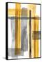Golden Criss Cross-Eva Watts-Framed Stretched Canvas