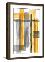 Golden Criss Cross-Eva Watts-Framed Art Print