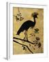 Golden Crowned Crane-Filippo Ioco-Framed Art Print