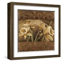 Golden Daffodils I-Linda Thompson-Framed Giclee Print