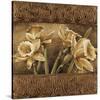Golden Daffodils I-Linda Thompson-Stretched Canvas