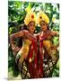 Golden Dancers in Traditional Dress, Bali, Indonesia-Bill Bachmann-Mounted Photographic Print