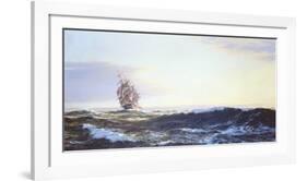 Golden Dawn-Montague Dawson-Framed Premium Giclee Print