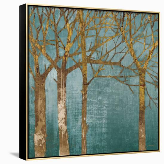Golden Day Turquoise-Kathrine Lovell-Stretched Canvas