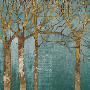 Golden Day Turquoise-Kathrine Lovell-Stretched Canvas