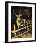 Golden Deer-OnRei-Framed Art Print