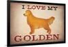 Golden Dog at Show Love II-Ryan Fowler-Framed Art Print
