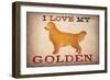 Golden Dog at Show Love II-Ryan Fowler-Framed Art Print