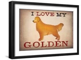 Golden Dog at Show Love II-Ryan Fowler-Framed Art Print