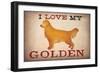 Golden Dog at Show Love II-Ryan Fowler-Framed Art Print