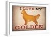 Golden Dog at Show Love II-Ryan Fowler-Framed Art Print