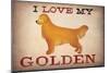 Golden Dog at Show Love II-Ryan Fowler-Mounted Art Print