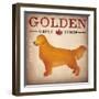 Golden Dog at Show No VT-Ryan Fowler-Framed Art Print