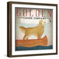 Golden Dog Canoe Co Right Facing-Ryan Fowler-Framed Art Print