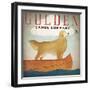 Golden Dog Canoe Co Right Facing-Ryan Fowler-Framed Art Print