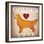 Golden Dog Love I-Ryan Fowler-Framed Art Print