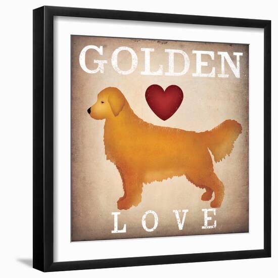 Golden Dog Love I-Ryan Fowler-Framed Art Print