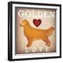 Golden Dog Love I-Ryan Fowler-Framed Art Print