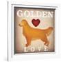 Golden Dog Love I-Ryan Fowler-Framed Giclee Print