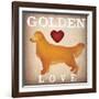 Golden Dog Love I-Ryan Fowler-Framed Giclee Print