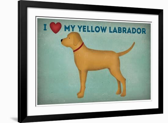 Golden Dog Love I-Ryan Fowler-Framed Art Print