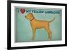 Golden Dog Love I-Ryan Fowler-Framed Art Print