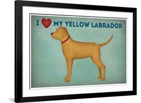 Golden Dog Love I-Ryan Fowler-Framed Art Print