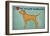 Golden Dog Love I-Ryan Fowler-Framed Art Print