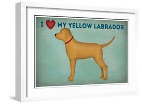 Golden Dog Love I-Ryan Fowler-Framed Art Print