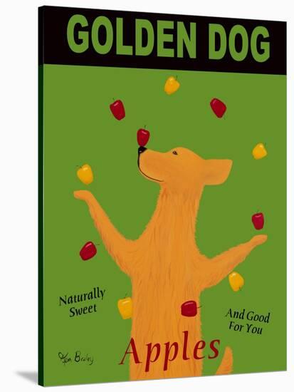 Golden Dog-Ken Bailey-Stretched Canvas